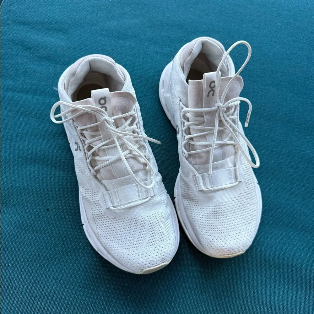 On Running Cloudnova White Sneakers - Picture 2 of 8